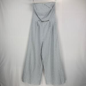 Zara Strapless Cutout Jumpsuit Size M
